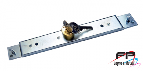 Serratura con chiave per terminale in alluminio 55